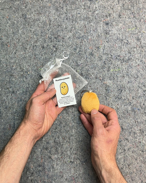 Positive Potato Keychain