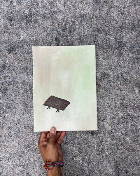 Bench Painting on Canvas