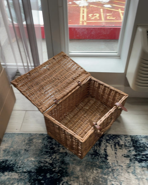 Bigass F&M Wicker Basket, 30x20x10”