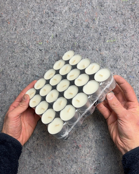 Another Unscented White Tealight Candles, 50-Pack