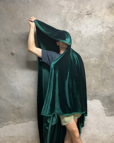 A Whole Lot Of Emerald Green Velvet Textile For Your Next Project