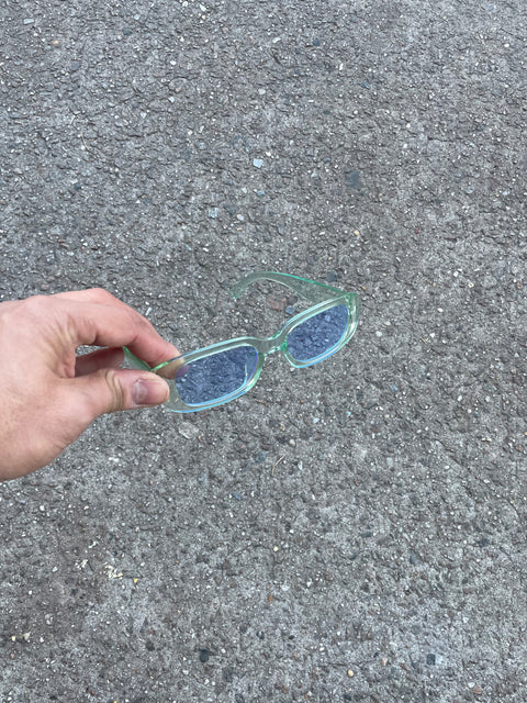 Bad Bunny-esque Light Blue Glasses