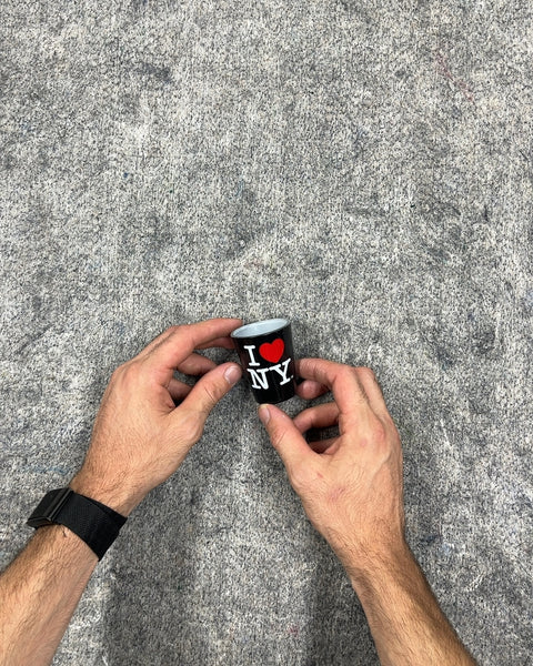 I Love NY Black Shot Glass