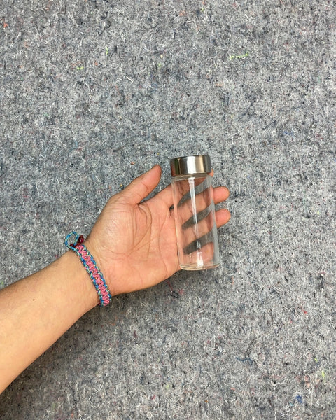 Glass Spice Jar with Metal Lid