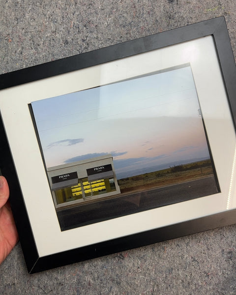 Prada Marfa Framed Art Print, 12x15"