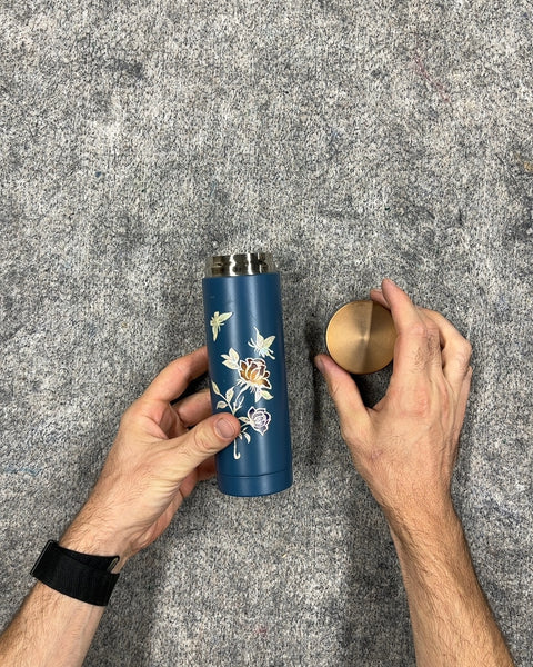 February Mountain Mother Of Pearls Korean Insulated Tumbler