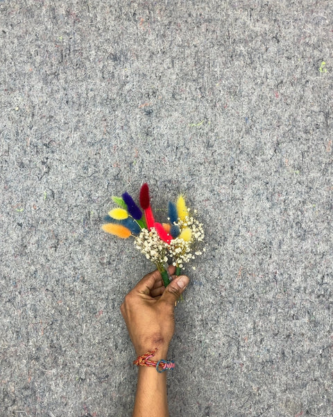 Colorful Dried Flower Bouquet with Magnets
