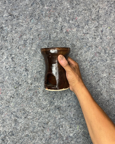 Ceramic Candle and Incense Holder