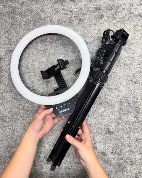 UBeesize Ring Light with Tripod Stand and Phone Holder