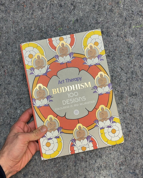 Art Therapy Buddhism 100 Designs Coloring Book