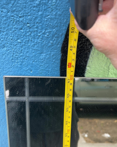 Frameless Full Length Mirror, 19x47"