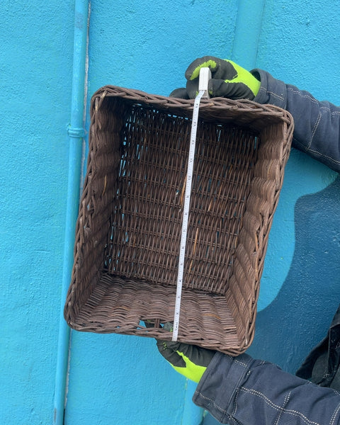Wicker Storage Basket, 14x11"