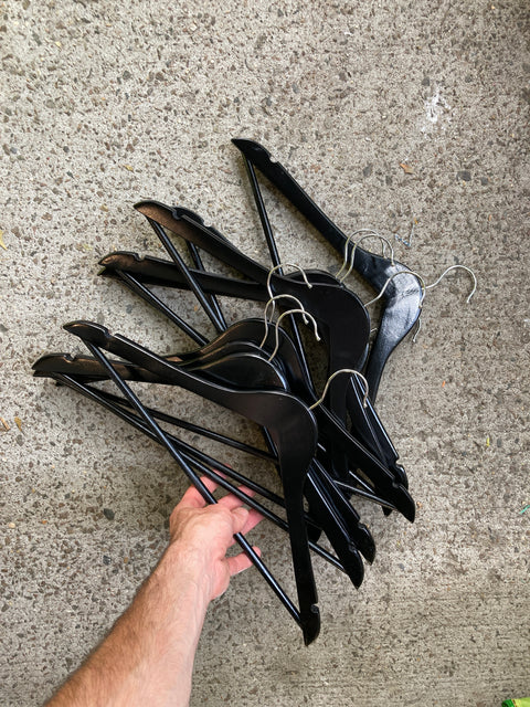 10 Nice Wood Black Hangers