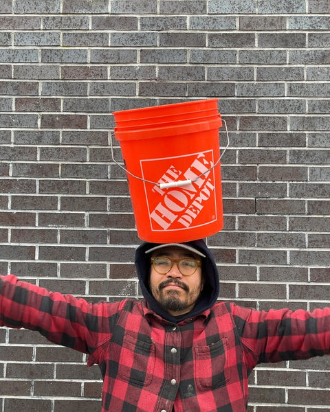 Home Depot Orange Bucket