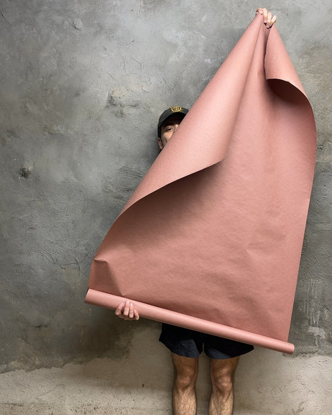 Big Pink Craft or Butcher Paper Roll, W37"