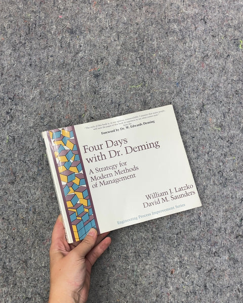 Four Days with Dr. Deming by William J. Latzko