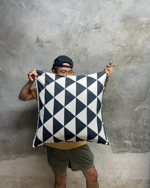 Bigass Geometric Throw Pillow, 26x26"