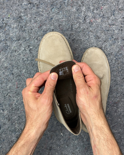 Like New Clarks Desert Boots, Size US 9W or EU 40