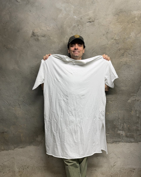BUYKUD Extra-long Cotton T-shirt Tunic, Size XL