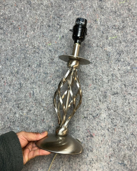 Metal Table Lamp Base, No Shade