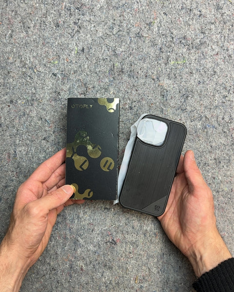 OTOFY Black Phone Case For iPhone 16 Pro