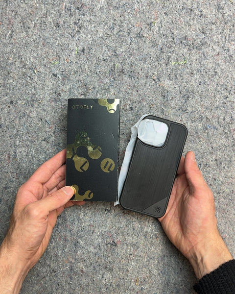 OTOFY Black Phone Case For iPhone 16 Pro