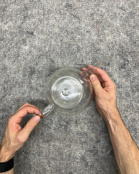 Clear Glass Teapot with Removable Infuser and Lid