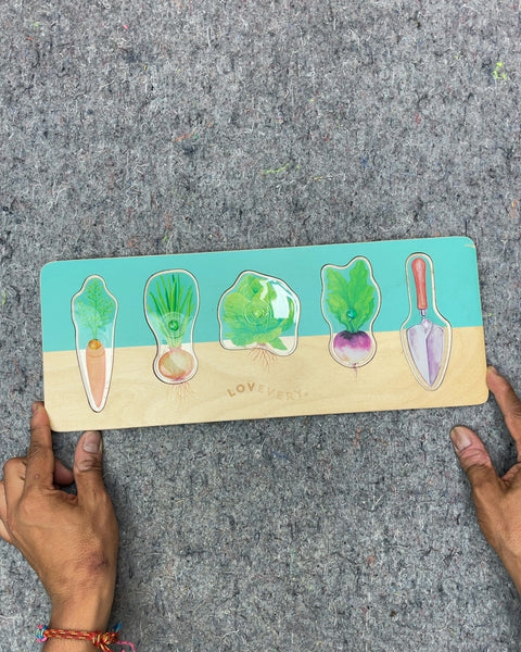 Lovevery Wooden Garden Puzzle