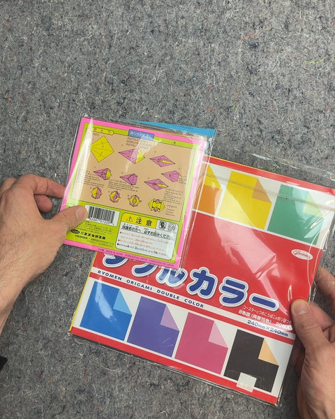 Double-Sided Origami Paper Set