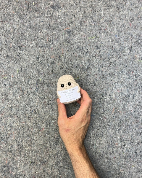 Positive Potato Crochet Plushie