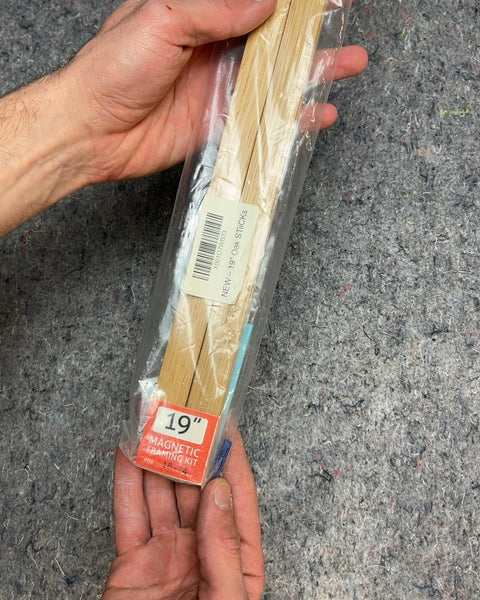 Sticks 19" Oak Sticks Magnetic Framing Kit