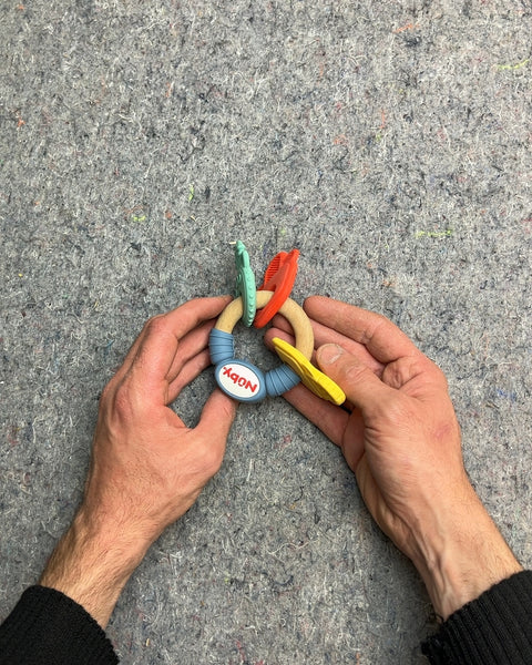 Nuby Wooden and Silicone Teether