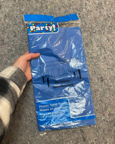 Party! Plastic Table Cover, 54 in x 108 in