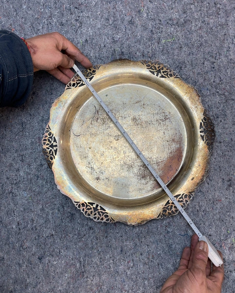 Ornate Metal Serving Tray