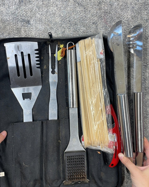 BBQ Grill Tool Set with Case