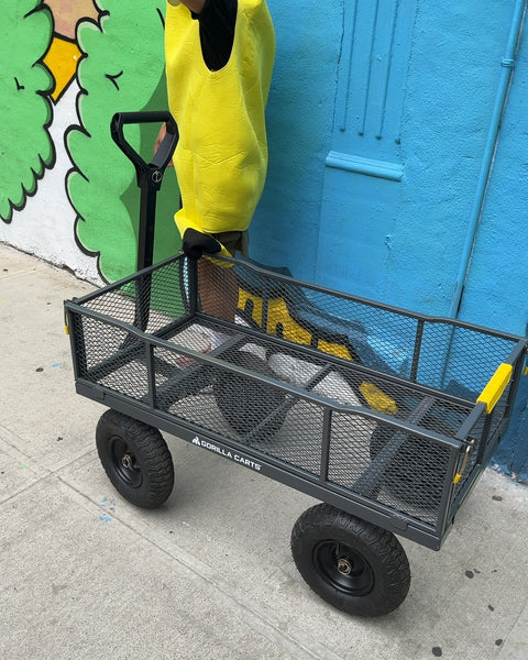 Gorilla Carts Heavy Duty Steel Utility Cart