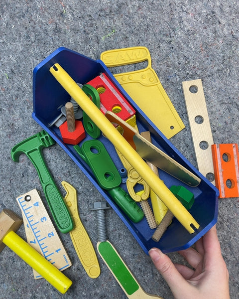 Toy Tool Set with Toolbox