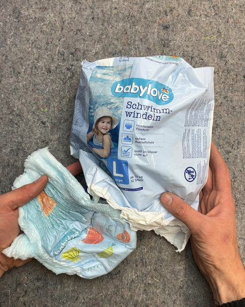 A Couple Babylove Swim Diapers, Size L or ~12kg