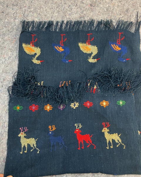 Embroidered Tapestry Wall Hanging