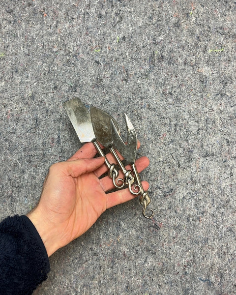 Three Metal Cheese Spreaders