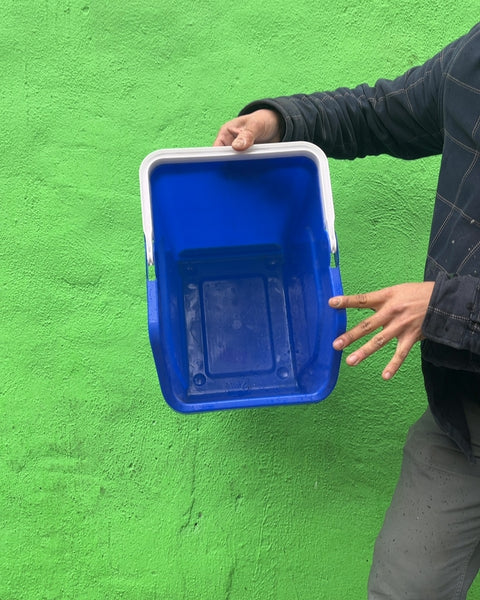 Another Blue Recycling Bucket with Handle