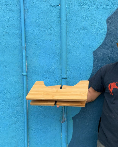Folding Bamboo Toilet Stool