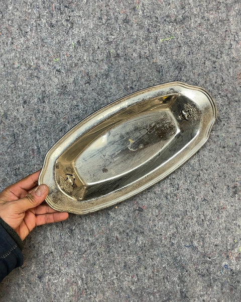 Vintage Silver Plated Serving Tray