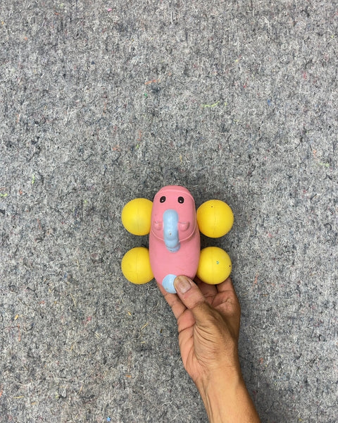 Pink Elephant Push Car Toy