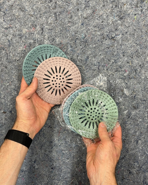 Silicone Drain Hair Catchers, 5 Pack