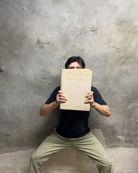 Bigass Vintage Leonardo Da Vinci Coffee Table Book