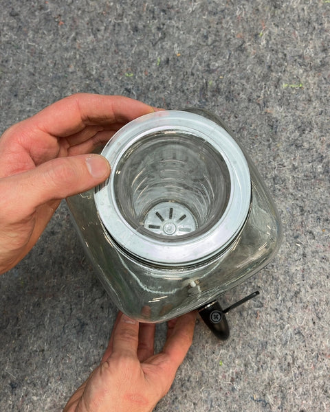 Glass Drink Dispenser with Spigot & Infuser But No Lid