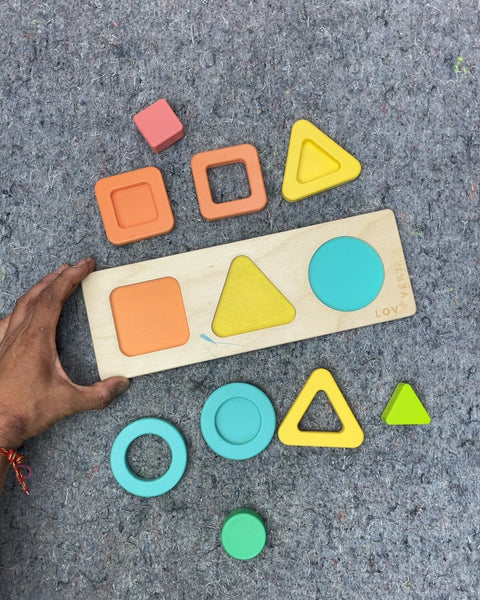 Lovevery Wooden Shape Sorter Puzzle