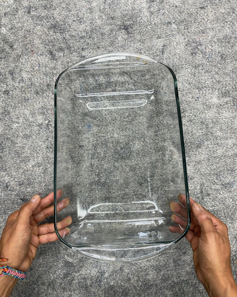 Clear Glass Rectangular Baking Dish
