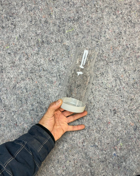 Clear Glass Vase with Silicone Base